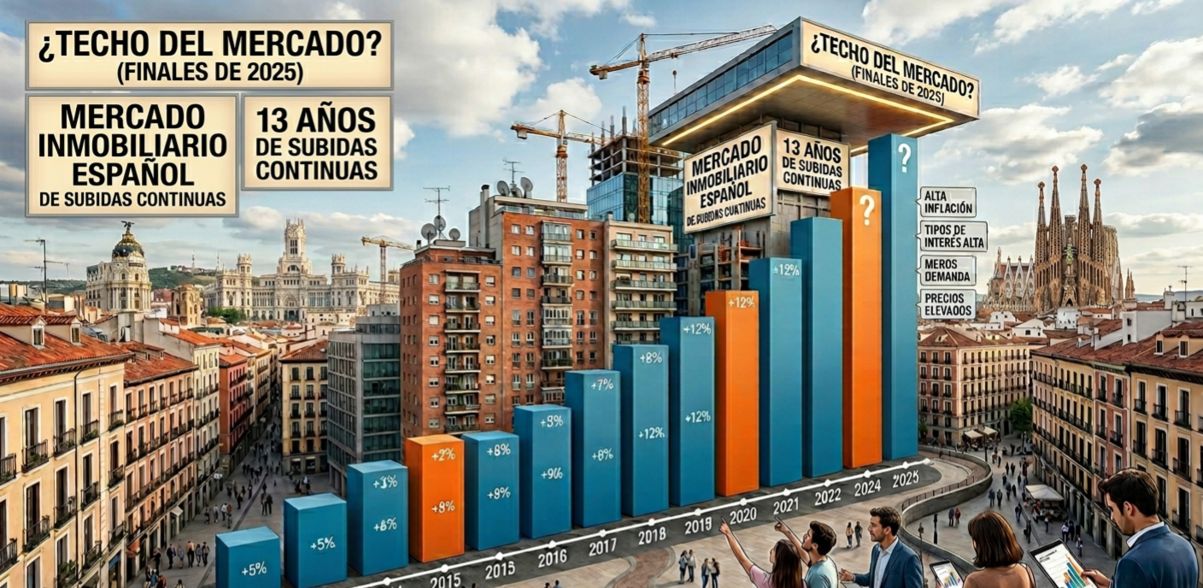 12 años de subidas: ¿ha llegado el techo del mercado inmobiliario español?