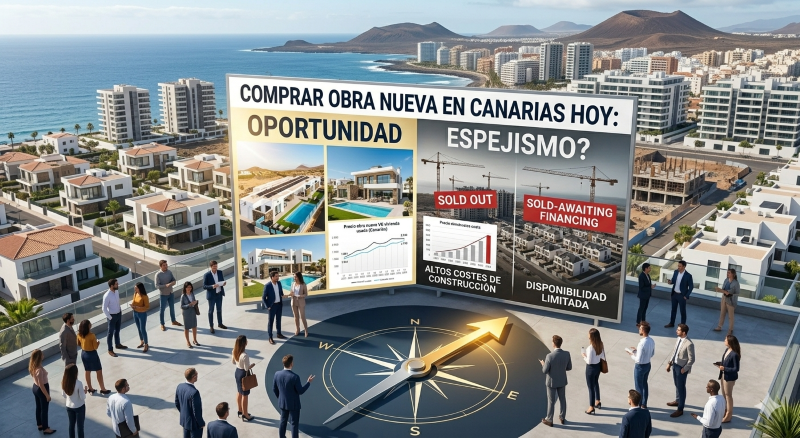 Comprar obra nueva en Canarias hoy ¿oportunidad o espejismo?